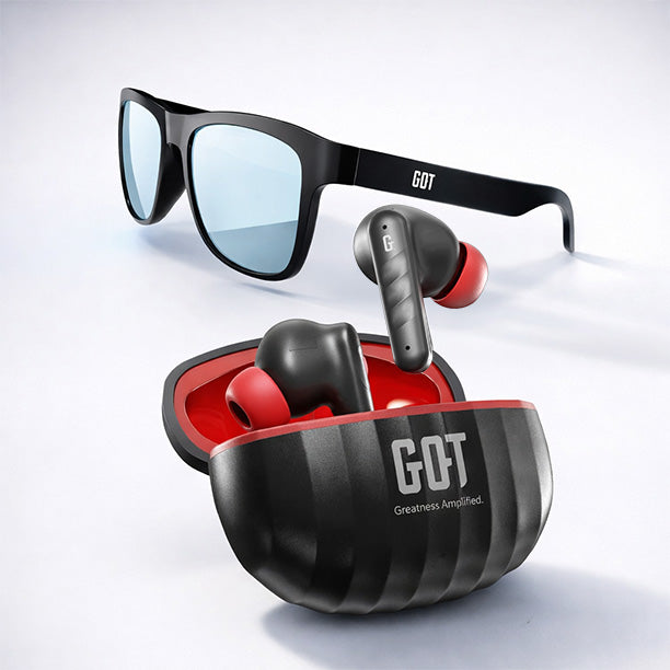 GOAT GEN Custom Audio Bundle – Build Your Own Combo | Audio Glasses + Earbuds